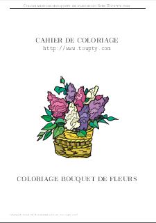 bouquet de fleur album de coloriage 3 a telecharger