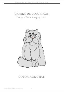 Chat Coloriage A Imprimer De Chats Toupty Com