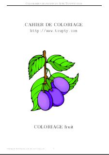 fruit & légume cahier de coloriage 3 pdf