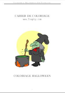 coloriage hallowwen - album au format pdf