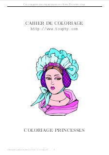 coloriage princesse