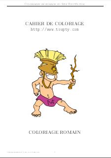 coloriage romain