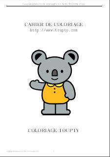 coloriage toupty