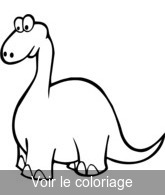 coloriage diplodocus mignon