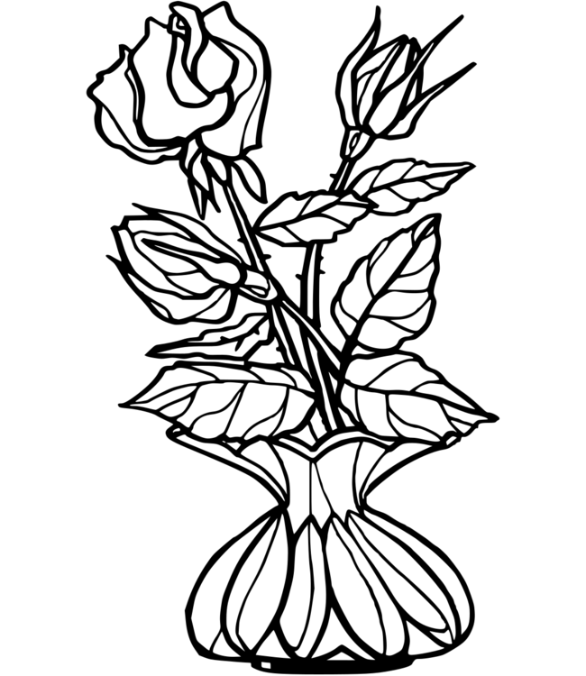 Coloriage A Imprimer Bouquet De Fleurs