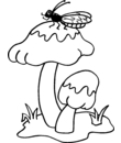 dessin 10 de champignon a imprimer