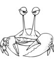 crabe personnage cartoon