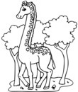 girafe coloriage pour impression et coloriage