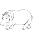 hippopotame crocquisa imprimer