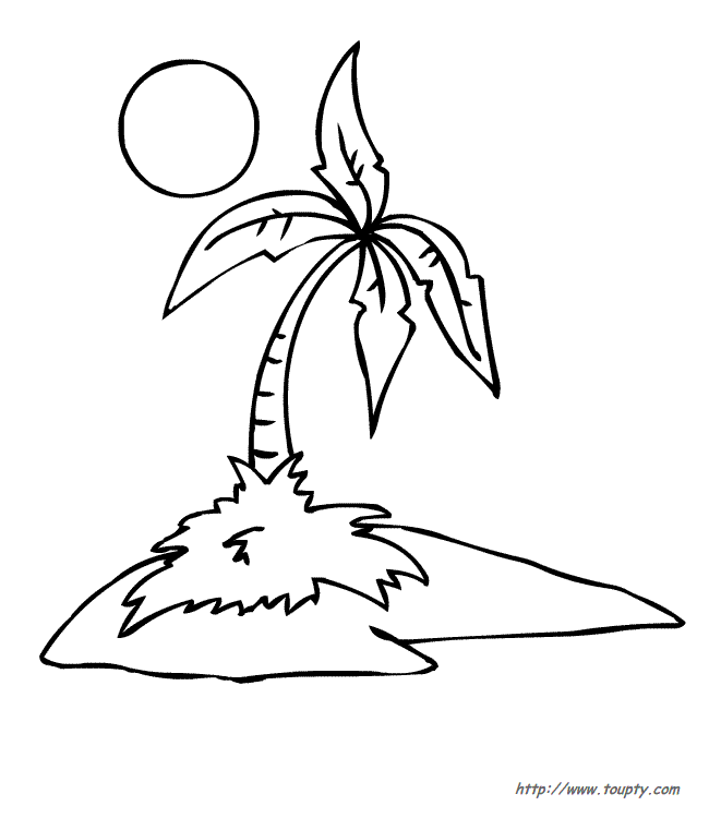 Coloriage Ile De Pirate