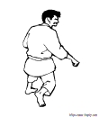 dessin de karate