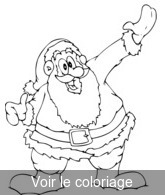 pere de noel image a imprimer et colorier