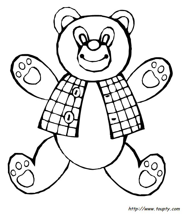 Nounours coloriage