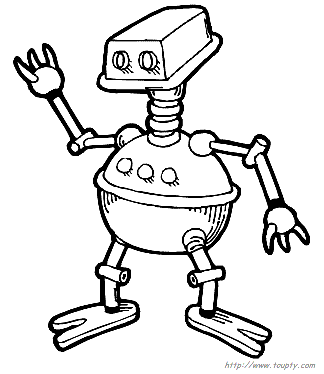Coloriages de robots à imprimer