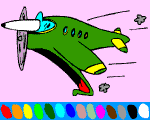 coloriage en ligne 4 avions
