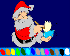 coloriage de noel en ligne - dessiner en ligne et colorier ces dessins de noel