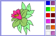 coloriage en ligne 2 fleur