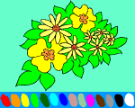 fleurs : coloriages en ligne