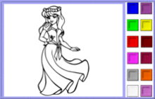 princesse : coloriages en ligne