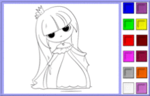 PRINCESSE Coloriage princesse en Ligne Gratuit a 