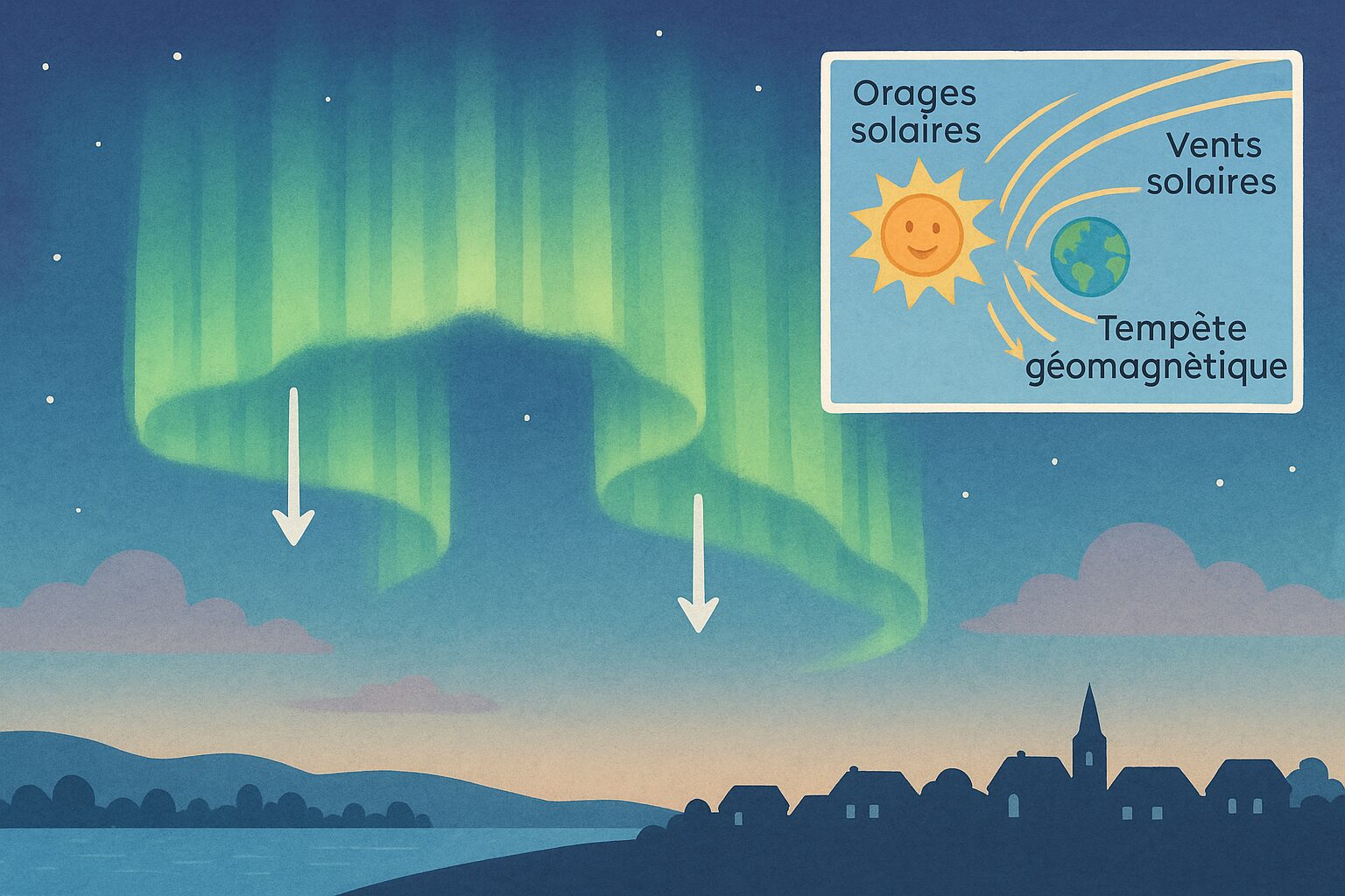 Le ciel s’illumine : pourquoi voit-on des aurores jusque chez nous cette semaine ?