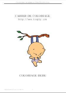 coloriage bebe