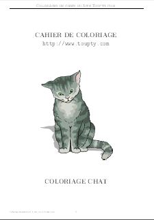 coloriage chat