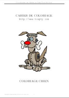 coloriage chien