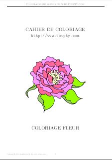 coloriage fleur