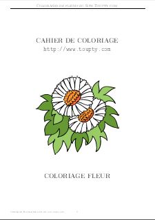 coloriage fleur