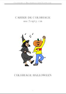 coloriage halloween au format pdf