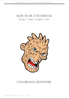 monstre album de coloriage 3