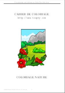 coloriage nature