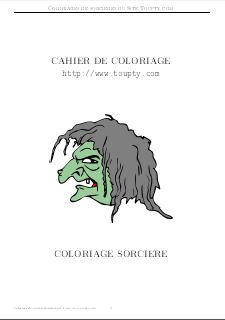 coloriage sorciere