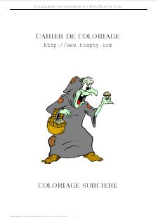 sorciere album de coloriage 3