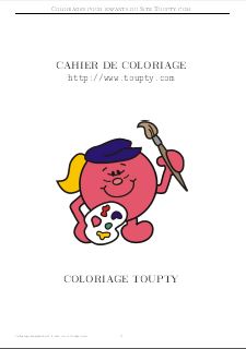 coloriage toupty