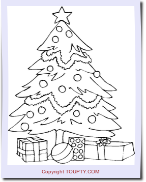 coloriage sapin de noel