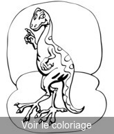 coloriage etrange dinosaure