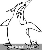 coloriage pingouin gratuit