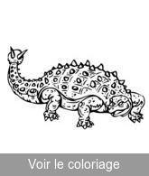 coloriage dimetrodon