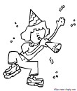 fille a sa fte d'anniversaire
