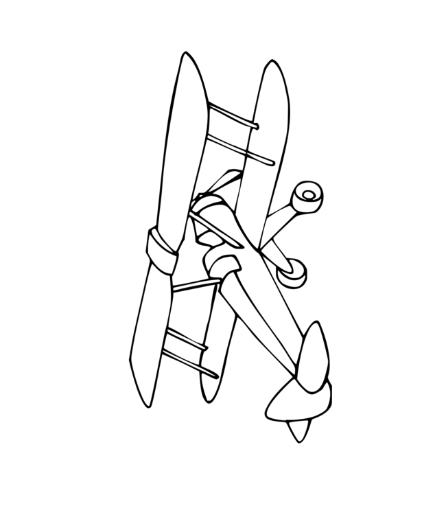 Coloriage avions