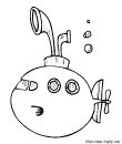 coloriage d'bateaux