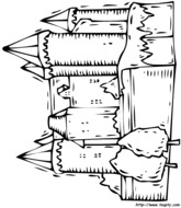 coloriage chateau fort imprenable