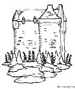 coloriage avec de hauts murs