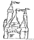 coloriage chateau