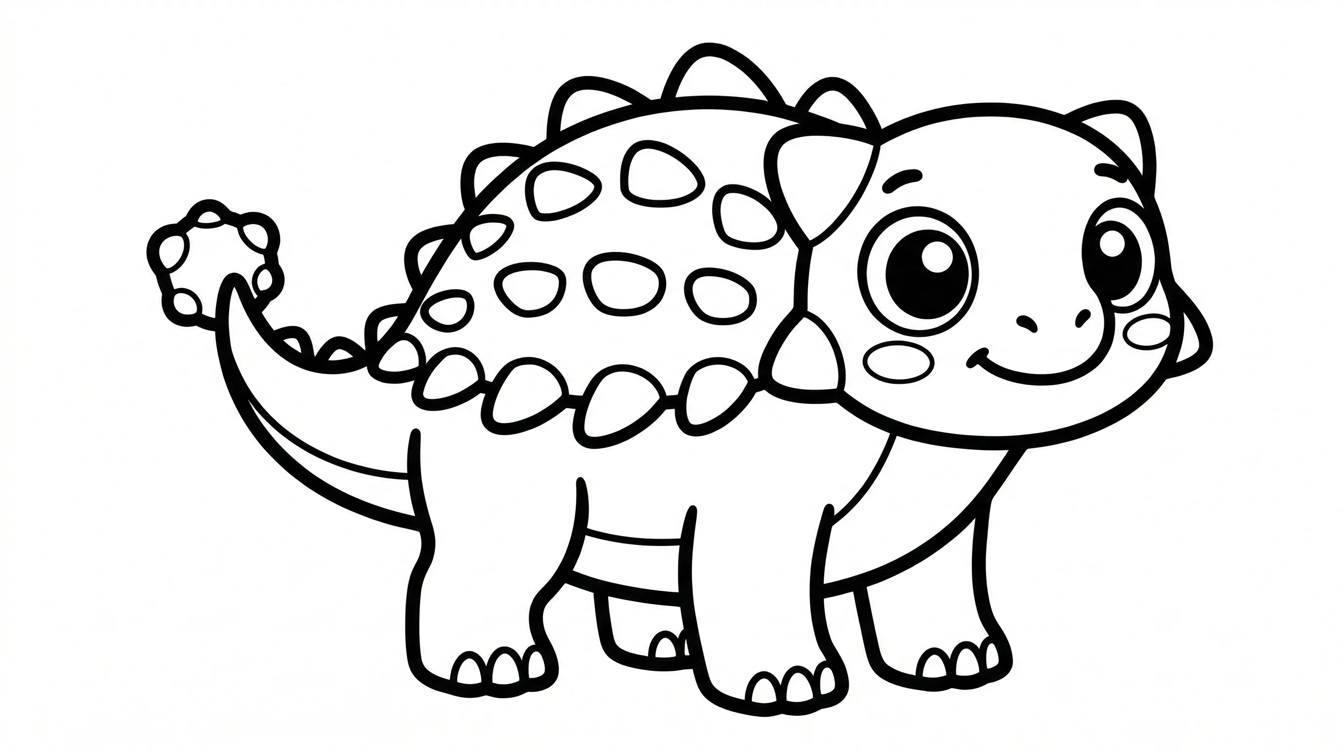 coloriage-ankylosaure Page 2