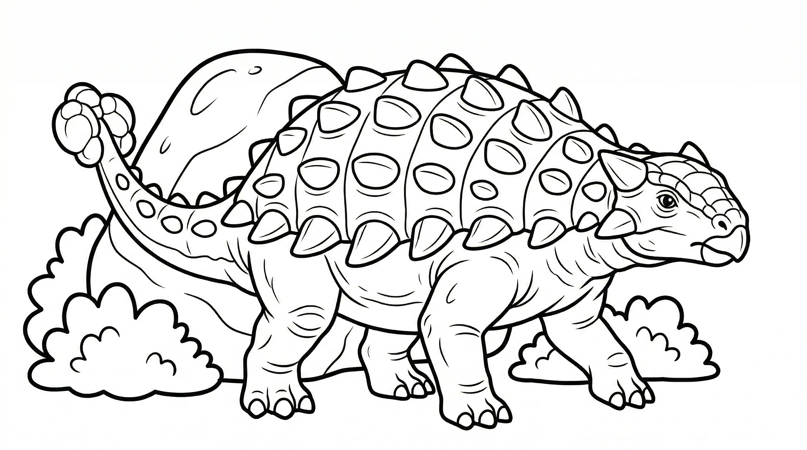 coloriage-ankylosaure Page 6