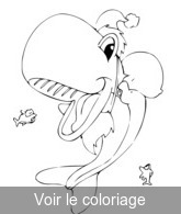 baleine clip art a colorier