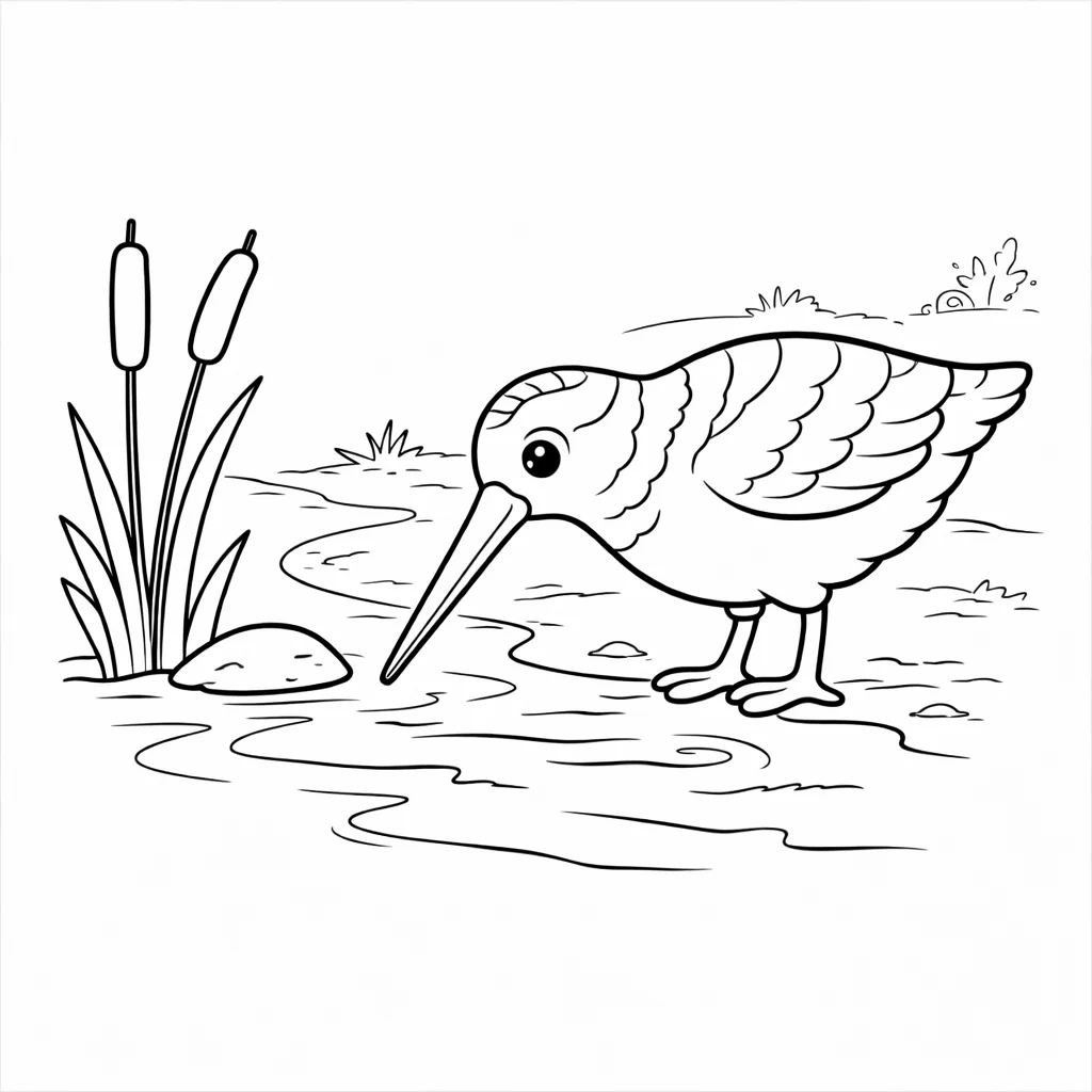 coloriage-becasse Page 15